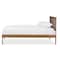 Baxton Studio Trina Tree Polyresin and Walnut Wood King Size Platform Bed 125-6919 - alternate 2